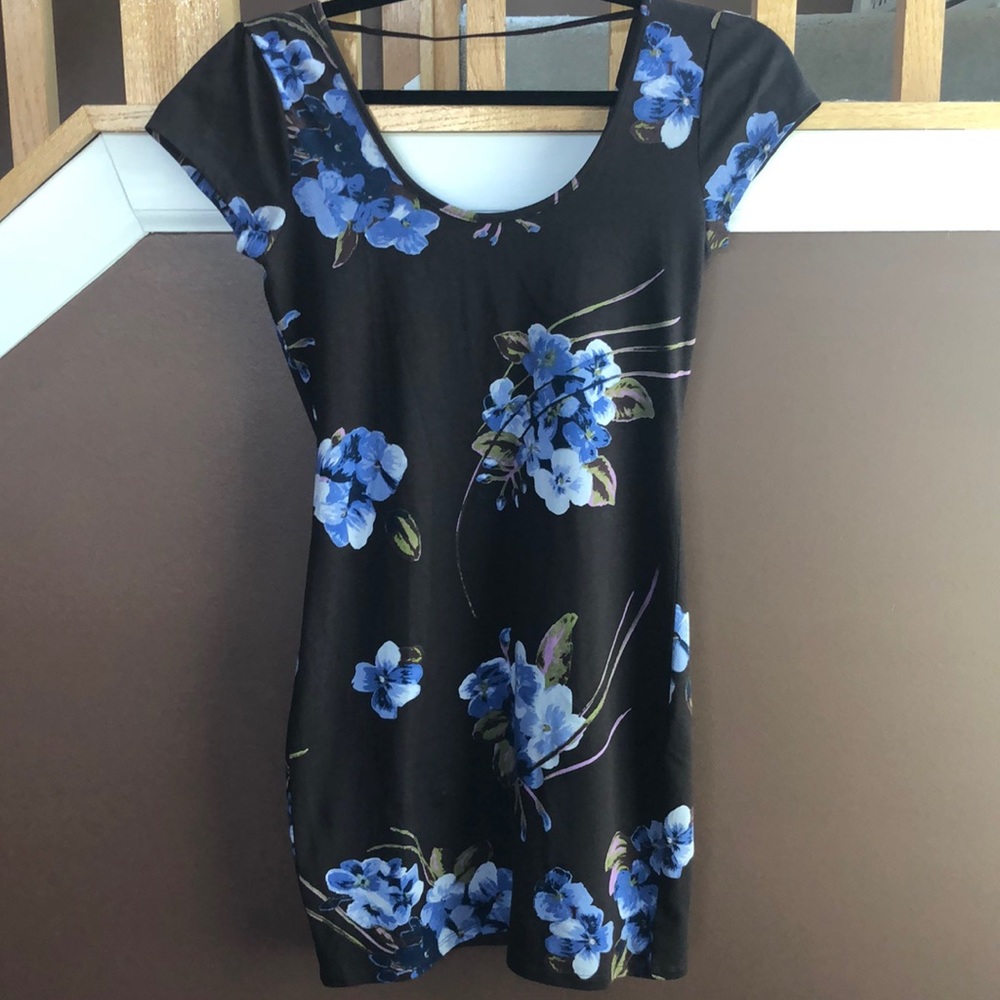 Low back body con dress